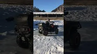 Miniature : 1er fois sur la glace ☝️‼️ #attitude #aventure #entrainement #extreme #quad #nature #offroad #atv