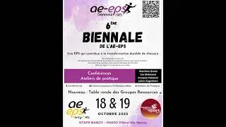 Miniature : Biennale 2025 (18 & 19 octobre) : « Une EPS qui contribue à la transformation durable de chacun∙e »