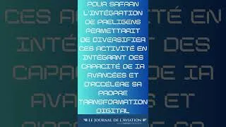 Miniature : SAFRAN ET L'INTELIGENCE ARTIFICIELLE #space #aviation  #avion