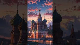 Miniature : Saint Basil's Cathedral at sunset 🌇⛪🇷🇺