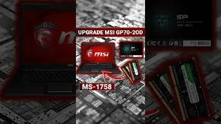 Miniature : Upgrade réparation MSI GP70-2OD ( MS-1758 ) SSD + Ram + démontage et nettoyage + pâte thermique