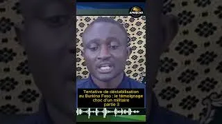 Miniature : « Burkina Faso : un militaire brise le silence sur le complot »