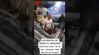 Miniature : AIR SENEGAL COPIEUSEMENT INSULTEE PAR DES PASSAGERS EN COURROUX