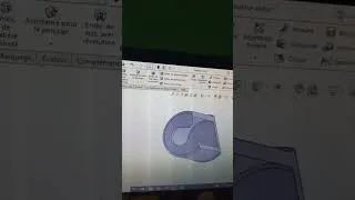 Miniature : aujourd'hui on conçoit une pièce mécanique sur le logiciel solidworks et avec une imprimante 3D
