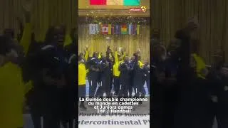 Miniature : La Guinée championne du monde en cadettes et juniors dames de l'IHF Trophy en Bulgarie. Quel honneur