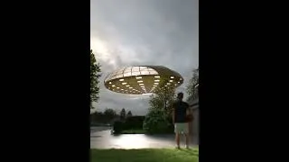 Miniature : Film 3D : Une piscine tournesol détournée en soucoupe volante !