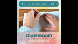 Miniature : Dans la peau d'un enfant qui apprend à écrire #parents #education #apprentissage #coach  #ecriture #