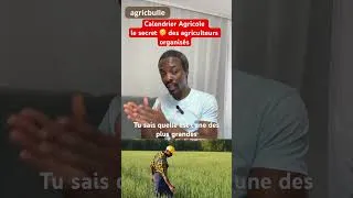 Miniature : Tu perds de l'argent sans calendrier agricole #agriculture #calendrieragricole # #conseils # #astuce