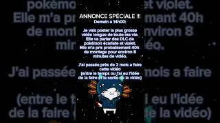 Miniature : ANNONCE SPÉCIALE: Grosse vidéo demain a 14h (La vidéo est sortie)
