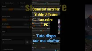 Miniature : Apprendre à installer Stable Diffusion #shorts