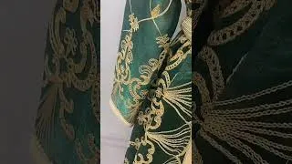 Miniature : Découvrez la Takchita verte manches longues, entre tradition et modernité