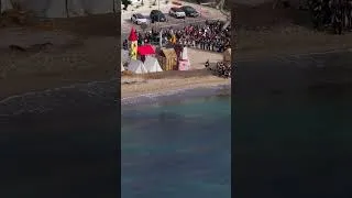 Miniature : reconstitution historique du débarquement de Napoléon