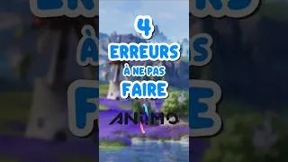 Miniature : 4 ERREURS À NE PAS FAIRE DANS ANIIMO ! #Aniimo #AniimoCreator #AniimoGlobalClosedBeta #shorts