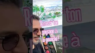 Miniature : 🎨 Réussir ton paysage à la gouache en extérieur ! ☀️