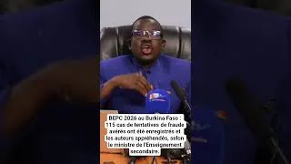 Miniature : #BEPC2026 #BurkinaFaso #Education #FraudeAuxExamens #ExamensScolaires #ActualitéBurkina