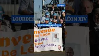 Miniature : Lourdes applaudit l'arrivée de Léon XIV