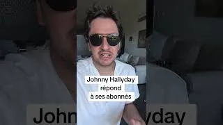 Miniature : Johnny Hallyday répond à ses abonnés 🎙️ #johnnyhallyday #imitation #imitateur
