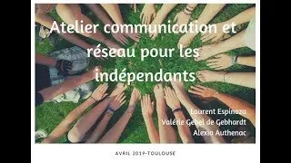 Miniature : Atelier pour les travailleurs indépendants - Toulouse - 4 Avril 2019