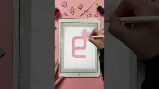 Miniature : Texture craie 🫶 #calligraphie #lettering #procreate