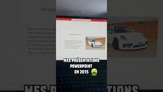 Miniature : Le tutoriel PowerPoint complet de la vidéo est disponible sur la chaîne 😁 #alexpowerpoint