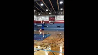 Miniature : Volleyball drill for setter's : Regular sets or a 1 foot jump set ?