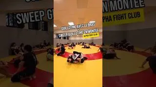 Miniature : Guillotine avec le bras + sweep guillotine en montée !#nogi #grappling #bjj #jjb #tuto