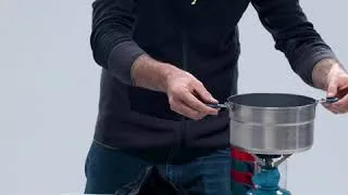 Miniature : POPOTE CAMP Du RANDONNEUR MH500 Inox + Revêtement Anti-Adhésif 4 Personnes 3,5L
