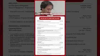 Miniature : Revue de CV en Finance !