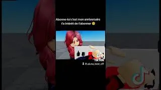 Miniature : Abonne-toi #anniversaire #roblox #abonnetoi