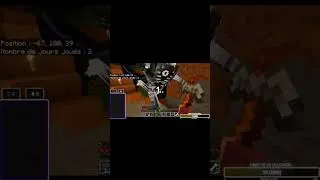 Miniature : Le pire c'est que j'ai vraiment eu peur pour de vrai 🤣 #drôle #minecraftshorts #horror