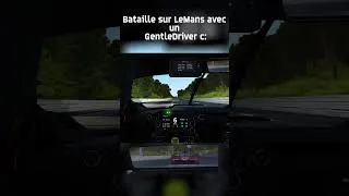 Miniature : Bataillade sur Le Mans !  #assettocorsa #shorts #short