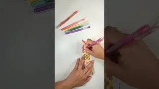 Miniature : Coloriage au numéro marque page mandalas Rustica éditions #coloriage #coloriagemystere #languogelpen