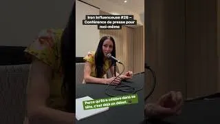 Miniature : Iron Influenceuse #26 - Conférence de presse pour moi-même