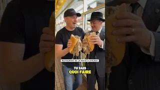 Miniature : Fast-Food 🇺🇸 culte ambiance "Mafia" de Chicago ! #restaurant #amérique #italien #sandwich