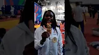 Miniature : ChM Judo: le brigadier Clarisse Agbegnenou remercie l'armée et pense à ses camarades!