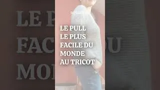 Miniature : Le pull le plus facile du monde tuto tricot gratuit #tricot #diy #faitmain #tuto