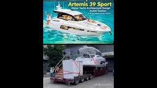 Miniature : Artemis 39 Sport Motor Yacht Architecture Design Andrei Rochian  built  by  Selene  Ocean Yachts