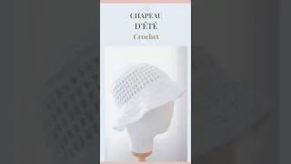 Miniature : Chapeau au crochet ☀️ Bob d'été facile en point filet