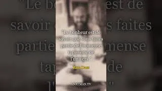 Miniature : "Le bonheur est de savoir que vous faites partie de l'immense tapisserie de l'univers."