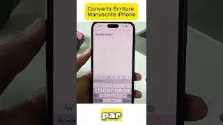 Miniature : Comment convertir l'écriture manuscrite en texte sur iPhone | L'astuce géniale !