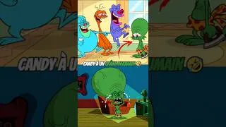 Miniature : Candy il a vraiment une grosse tête 😭👽 (Vidéo entière sur ma chaîne) #LesZinzinsDeLespace #Gulli