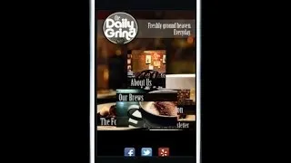 Miniature : Demo site web mobile - coffeeshop