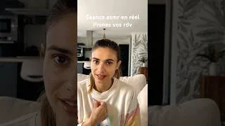 Miniature : Prenez vos rdv - séances asmr 😴