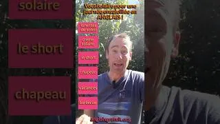 Miniature : Vocabulaire pour une journée ensoleilée en anglais