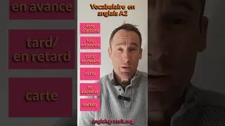 Miniature : Anglais vocabulaire A2 #anglaisavecunanglophone #anglaisbasique #apprendrelanglais