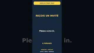 Miniature : Accueille un invité en anglais : 6 phrases naturelles 🏠 #Shorts