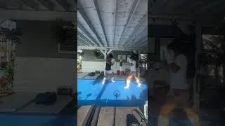 Miniature : Train and fun 🤩😆 with my biggest rival 💪🏽💪🏽💪🏽 #fight