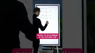 Miniature : La méthode de résolution d’un système par combinaison linéaire avec Lucas Maths