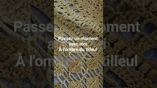 Miniature : À l'ombre du tilleul,  châle #crochet