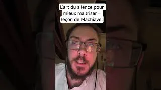 Miniature : L'art du silence pour mieux maîtriser – leçon de Machiavel